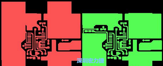 此操作可使文件中大部分的焊盤輸出后仍為焊盤，不會成為線性焊盤，并且不會產生像下圖一樣的短路情況